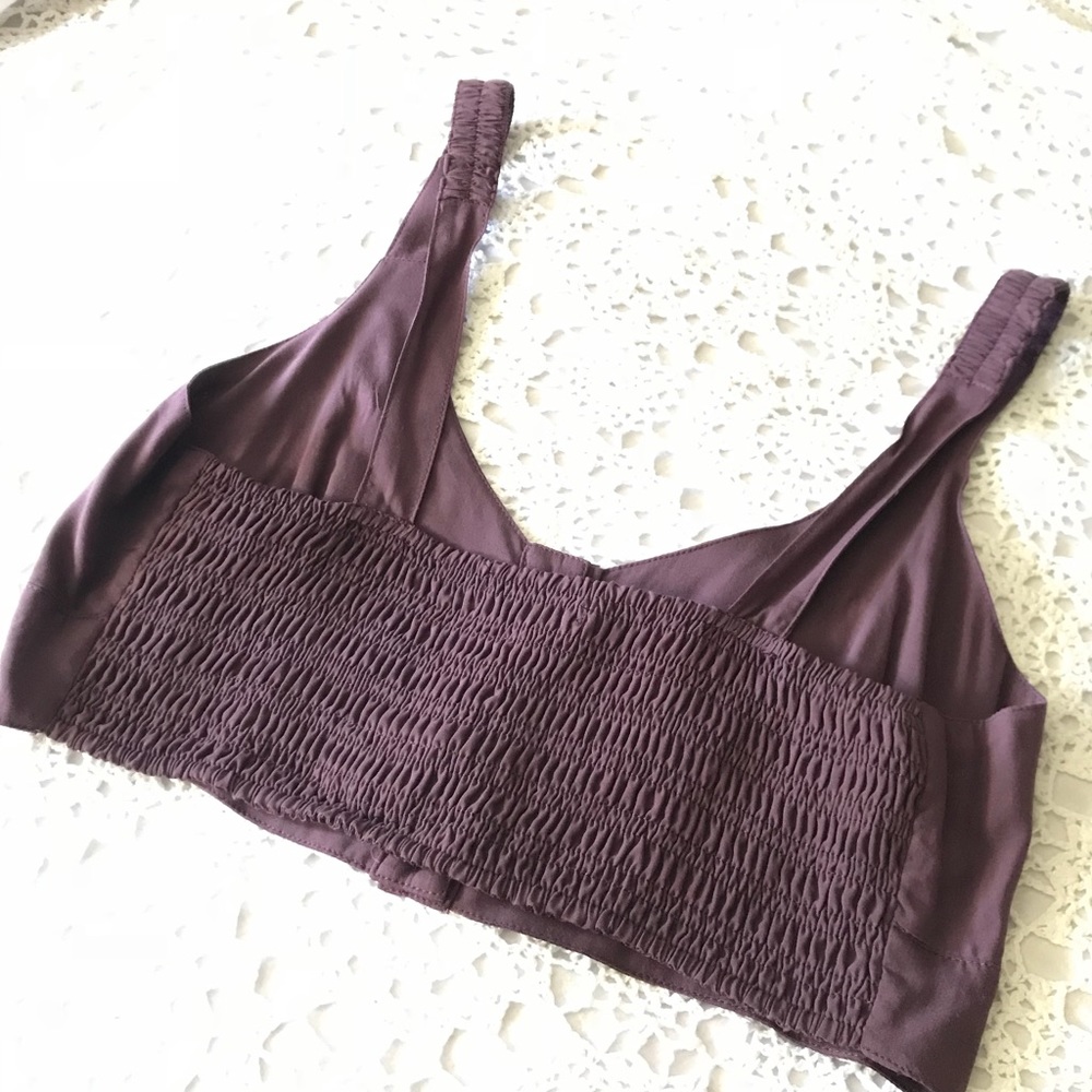 Honey Punch Button-Up Crop Top - Picture 5 of 8